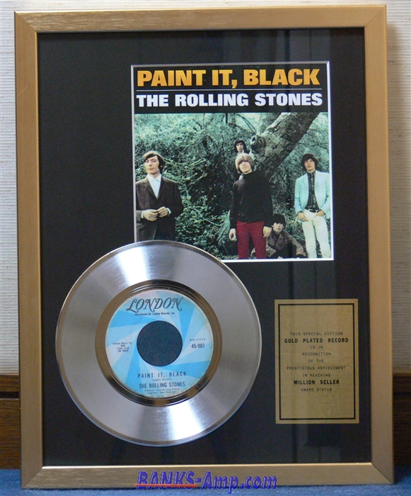 Gold disk Paint it, Black