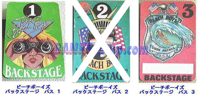 Stage Pass /Beach Boys