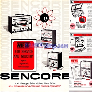 カタログ /Sencore 1968年 カタログ /Sencore 1968年