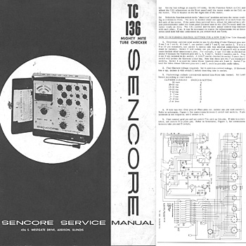 マニュアル /SENCORE TC-136 - ウインドウを閉じる